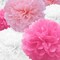 Tissue Paper Pompoms(pink, red)13.35 x 5.51 x 1.54 inches; 8.78 ounces